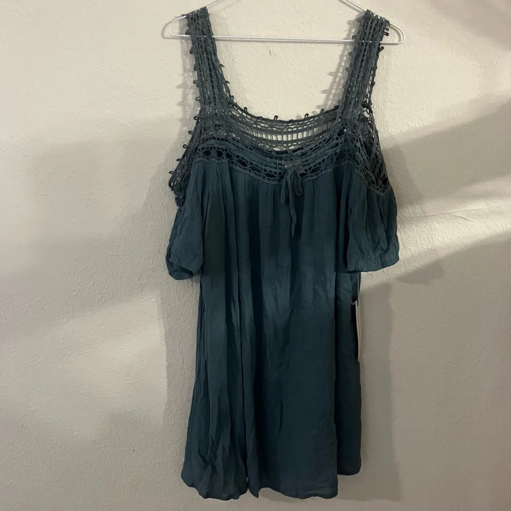 O'Neill Dominica Cold Shoulder Woven Detailed Mini
Dress Blue Size: M NWT - Picture 5 of 9